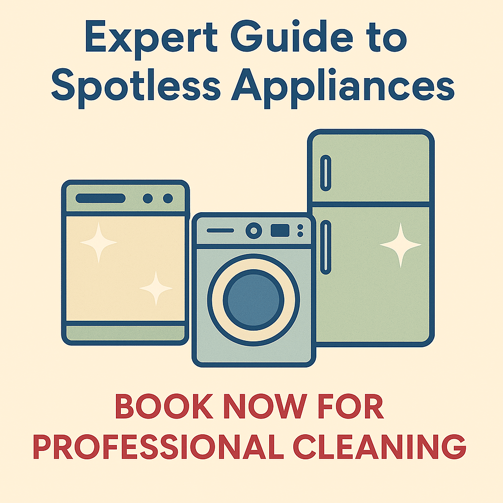 Expert Guide to Spotless Appliances: Book Now for Professional Cleaning