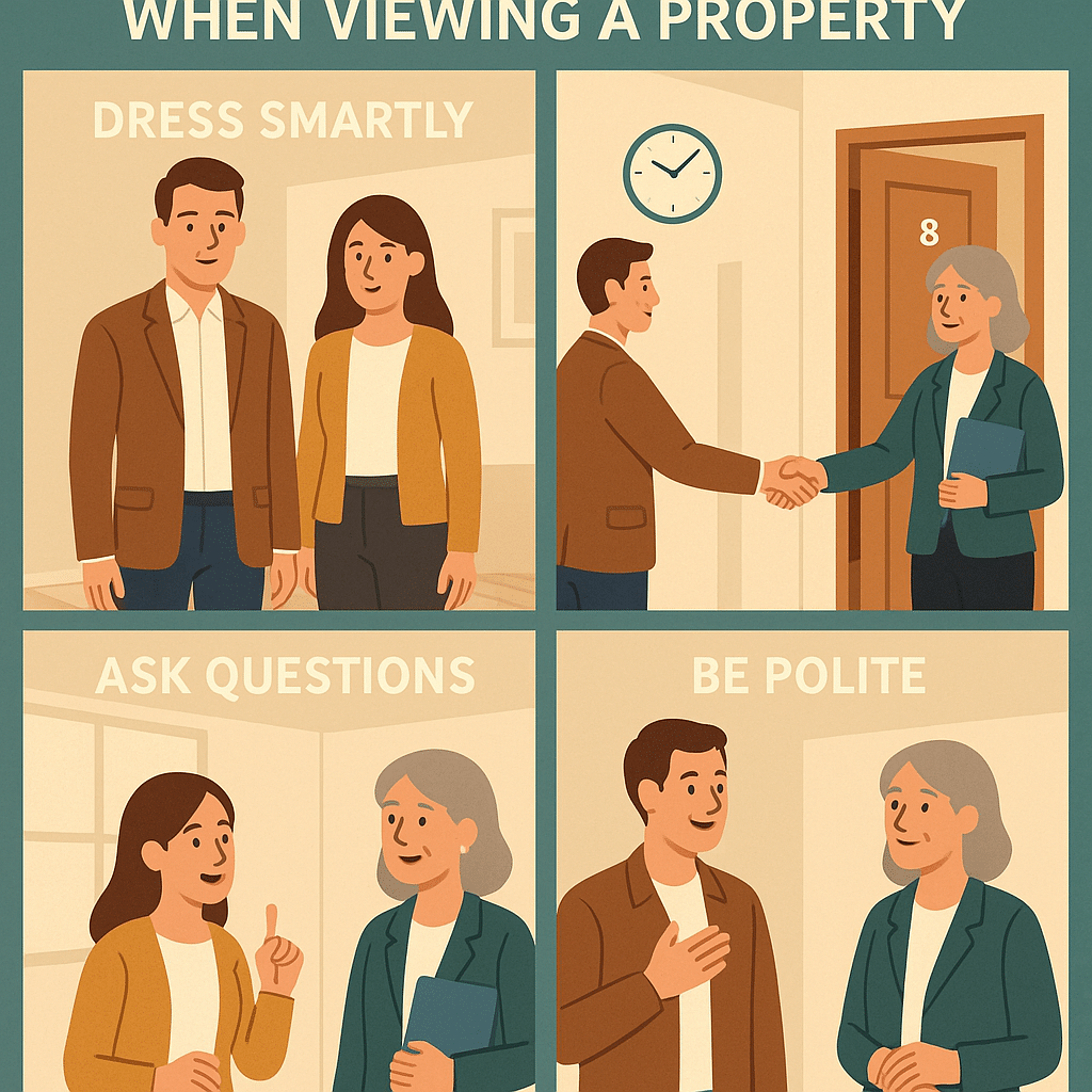 Impress Your Landlord When Viewing a Property to Rent