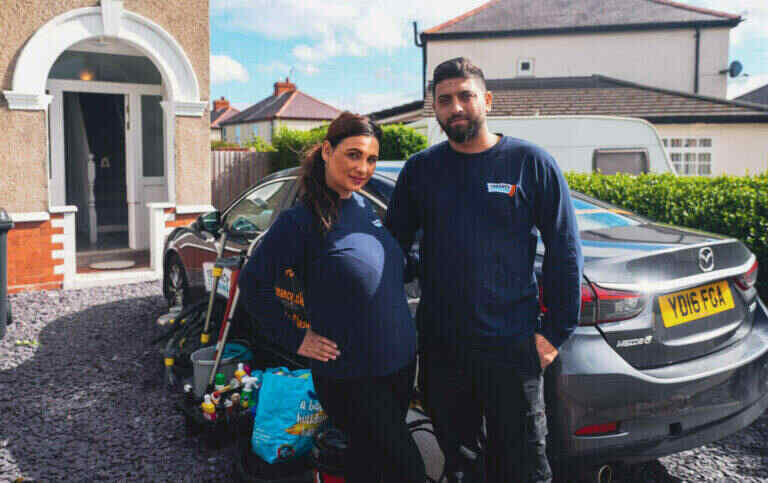 Professional pre-tenancy cleaning service preparing a rental property for new tenants