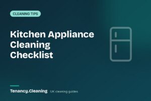 Cleaning Appliances: Kitchen Appliance Checklist for Oven, Fridge, Washer and More